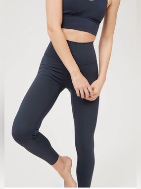 Aerie OFFLINE Goal High Rise Leggings | XL | Navy Blue | 26” Inseam